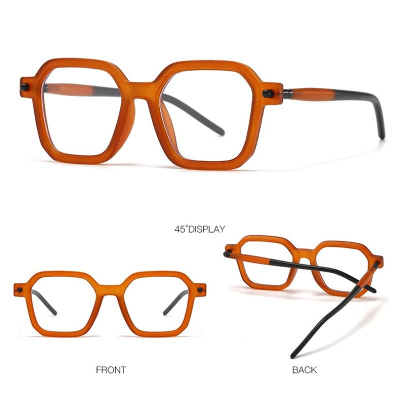 Stylish Square-frame Sunglasses for Men and Women, Casual Blue Light Blocking Glasses, Versatile Sun Protection Sunglasses