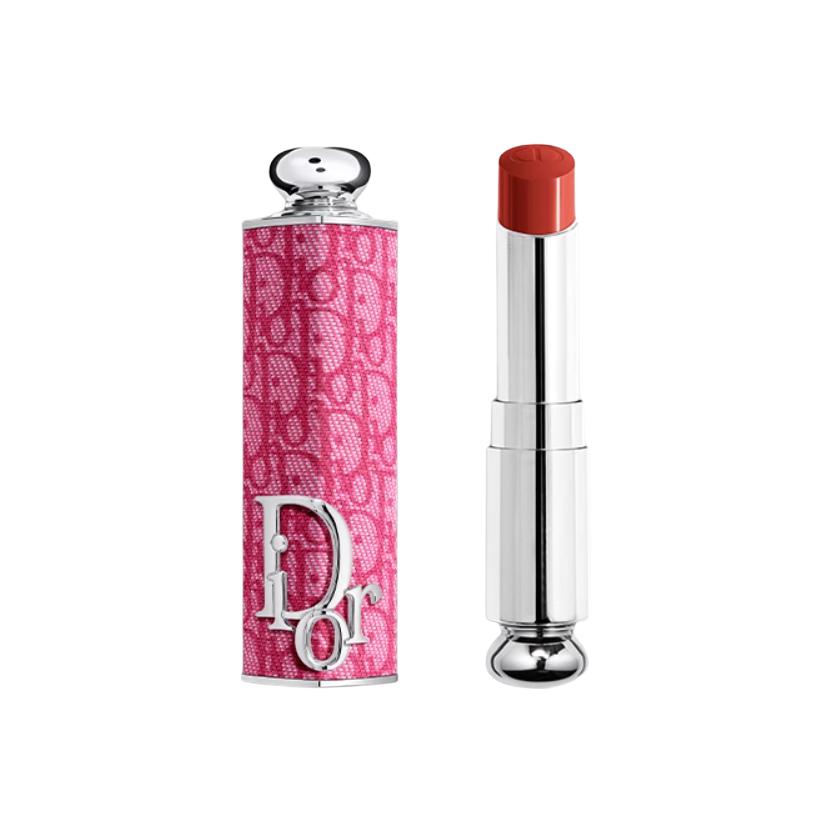 Dior Addict With Magenta Case, Enchanting Lipstick Lip Gloss Classic Fuchsia Print Edition Cream Moisturizing