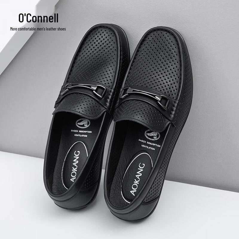 Aokang Men s Breathable Business Casual Loafers EU 40