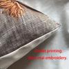 1pc Cute Animal Short Plush Small Cattle and Sheep Pillow Cover Does Not Contain Core Suitable for Living Room Home Decoration Bedside Cushion