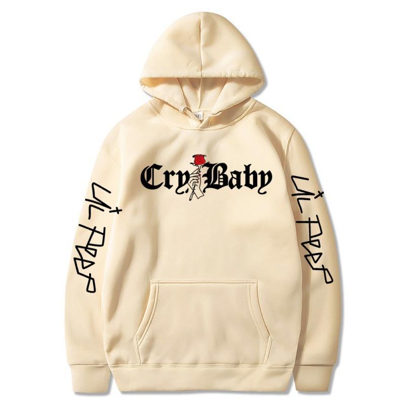 Men Hoodies 2021 Lil.Peep Rose Cry Baby Hoodie