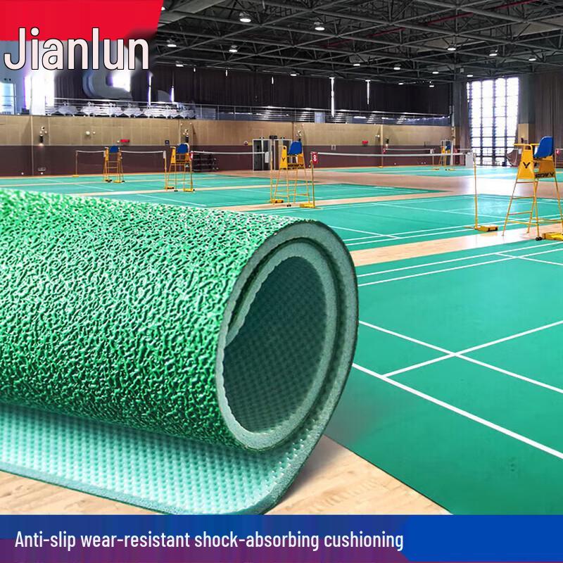 JEEANLEAN Portable Indoor PVC Badminton Court Mat