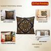 2D Exquisite Geometric Pattern Digital Print Pillowcases Pattern Cushion Cover Suitable For Sofa Bedroom Car Pillow Cover