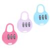 Plastic Password Combination Lock Backpack Padlock Digit Locks Anti-theft Padlock  Drawer