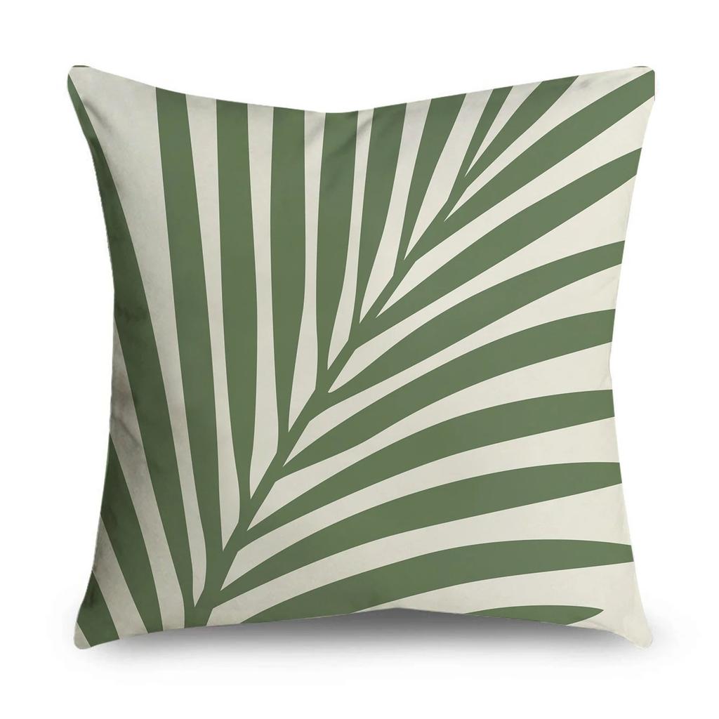 Green Pattern Decorative Pillowcase Bedding Home Decoration Cushion Pillowcase