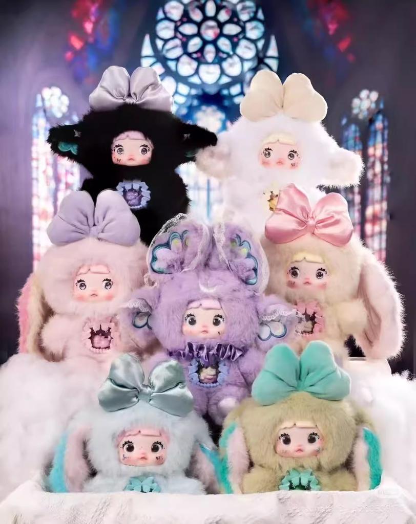 Reisknödel's Fantasy World Serie Plüsch Blind Box Trendiges Spielzeug - Niedliche handgefertigte Figuren und Schlüsselanhänger