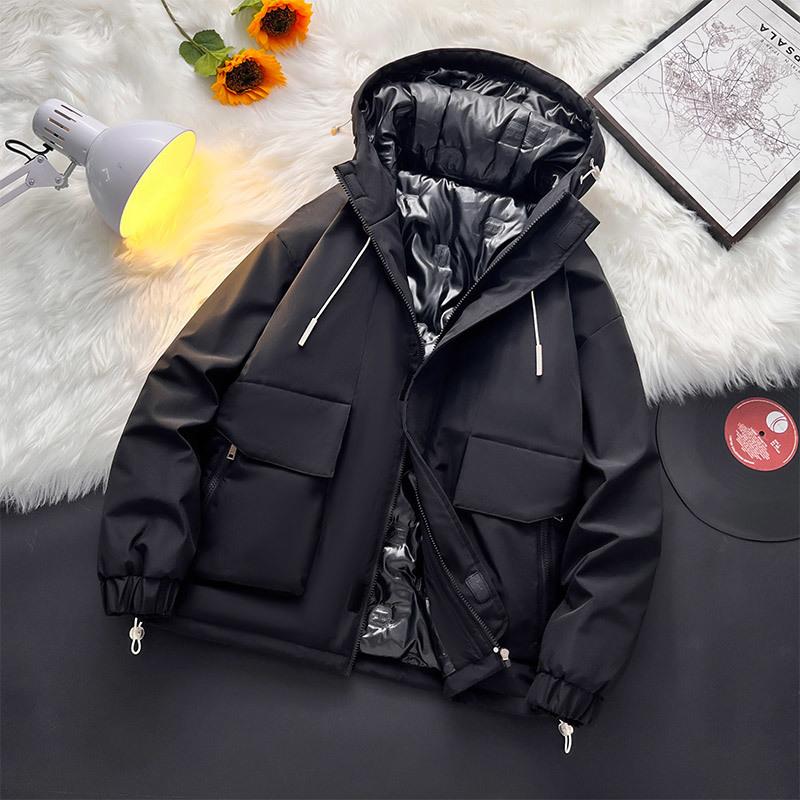 Hooded Plus Size Jacket Spring and Autumn Winter New Loose Jacket