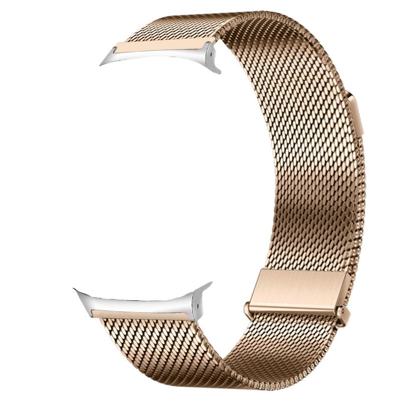 

Ремешок для Samsung Galaxy Watch Ultra 47 мм ремешок для деловых случаев полное покрытие плетение дышащий для Galaxy Watch Ultra ремешок для часов Galaxy Watch Ultra розового золота