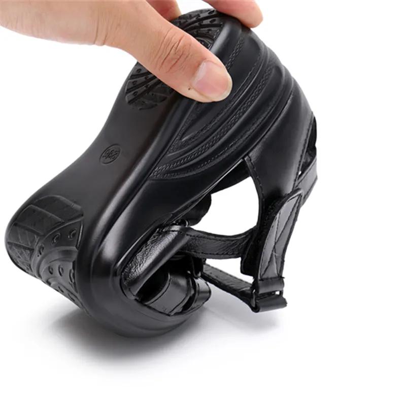 Fashion GKTINOO 2025 Gladiator Sandals Women Elegant Genuine Cow Leather Wedge Mid Heel 4cm Beaded Flower Ladies Shoes And Sandals Shoes