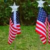 Patriotic Pathway Independence Day Stake Lights Flag LED Solar Light Waterproof
