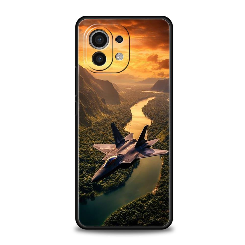 

Fighter Planes Phone Case For Xiaomi 14 13T 12T Pro 12 13 11 Ultra Mi Note 10 Lite 10T 5G 11X Pro 11T 11i 9T Soft Silicone Cover Xiaomi Mi 9T