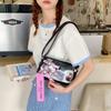 Simple Heart Shaped Buckle And Chain Design Women Casual Shoulder Bag Itabag