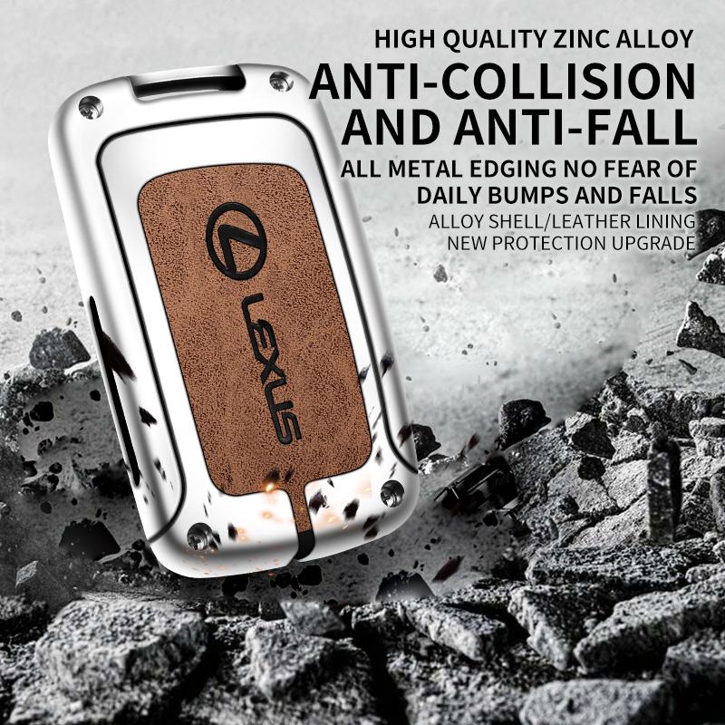 Zinc Alloy Car Smart Remote Key Fob Case Cover Holder Shell For Lexus IS250 CT200 CT200h RX270 RX350 RX450 Keychain Accessories