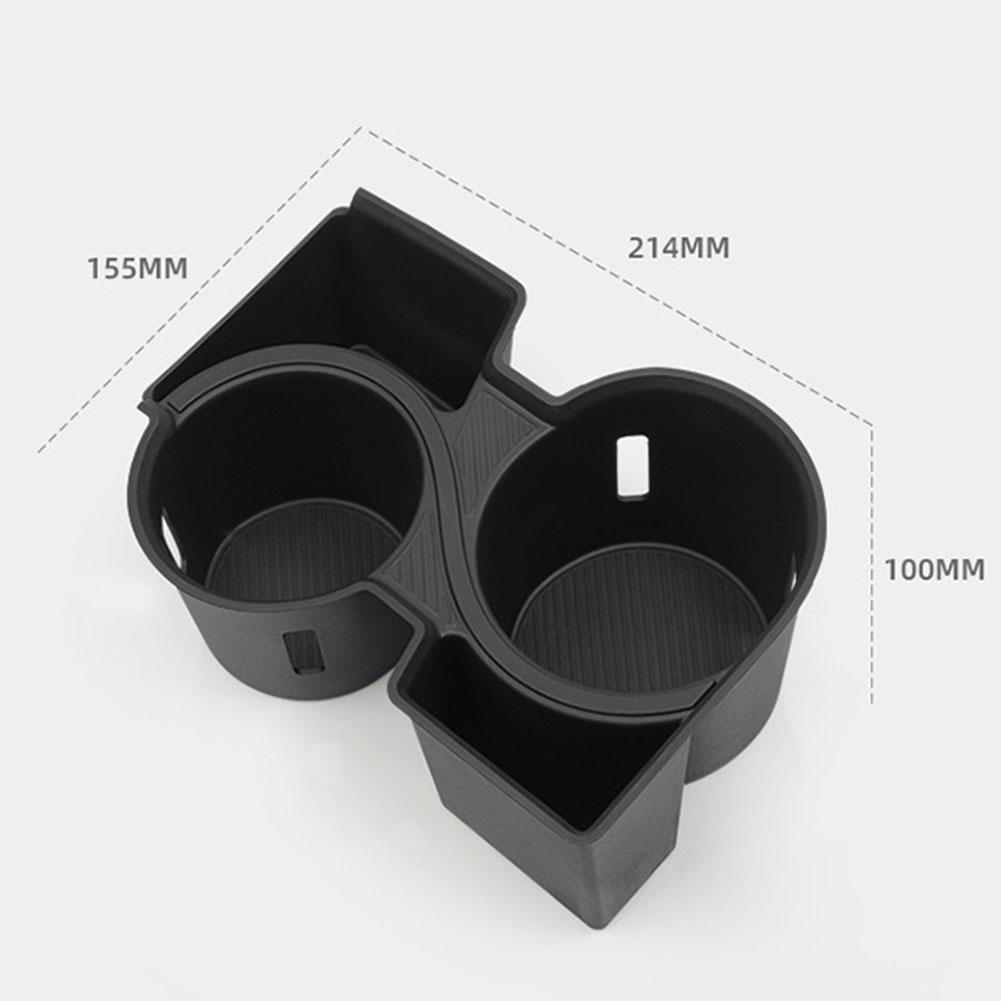 Storage Car Accessories Seat Seat Water Cup Set Water Cup Holder for 24-25 Kia EV9 Central Control Water Cup Shock-Absorbing