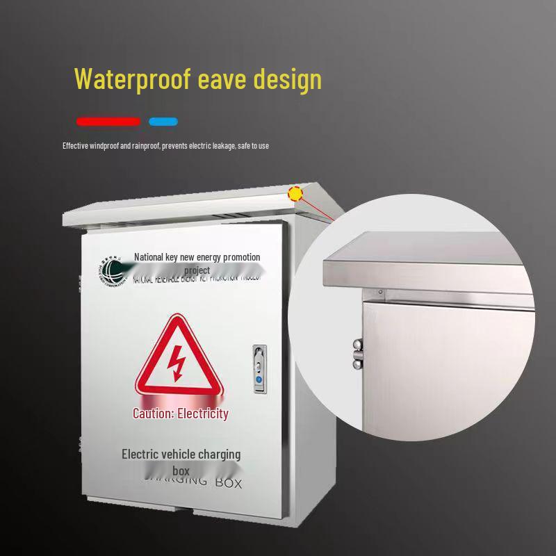 Edelstahl Outdoor Ladebox für Elektrofahrzeuge - Wetterfestes und Langlebiges Modell