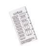 Instants Knitting Gauge Ruler Plastic Stitching and Row Counter for Crochet and Crafting Measurements