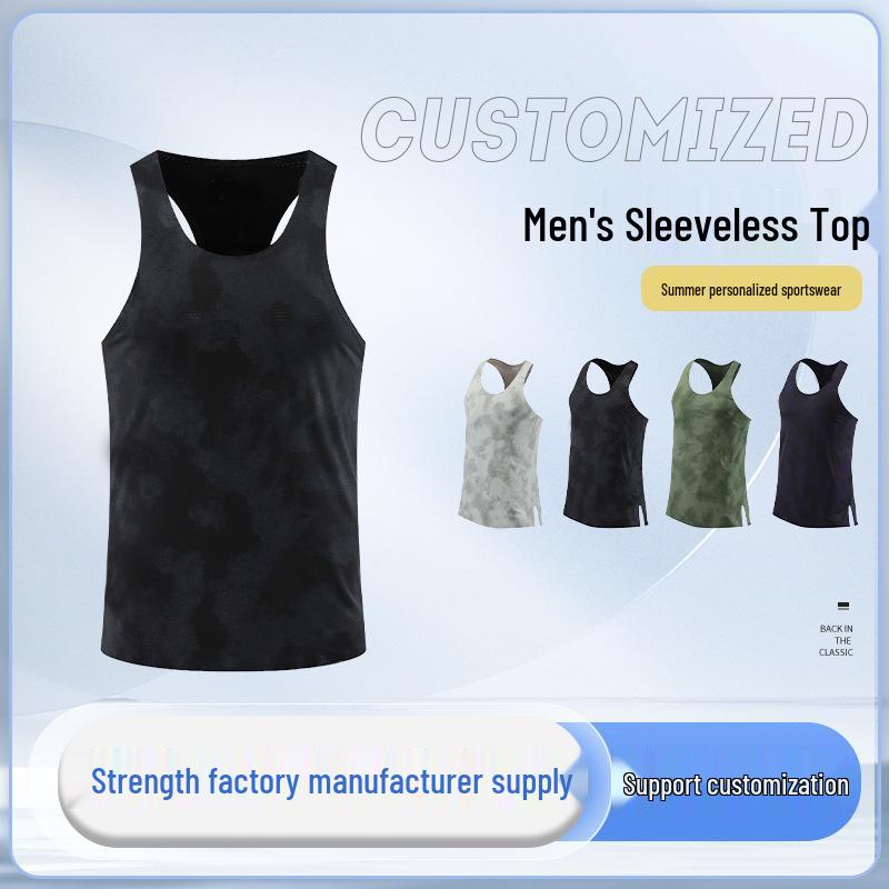 

Men s Quick-Dry Sleeveless Running & Fitness Tank Top L чорний