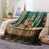 1PC Cute Little Groundhog  Print FlAannel Blanket, High Quality Comfortable for All Seasons, Home Decor, Warmth and Comfort