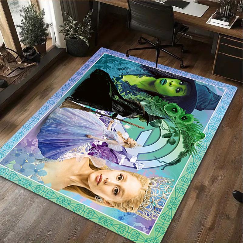 Witch Princess Print - Home Rug Office Carpet Room Rug Computer Chair Area Rug Holiday Gift