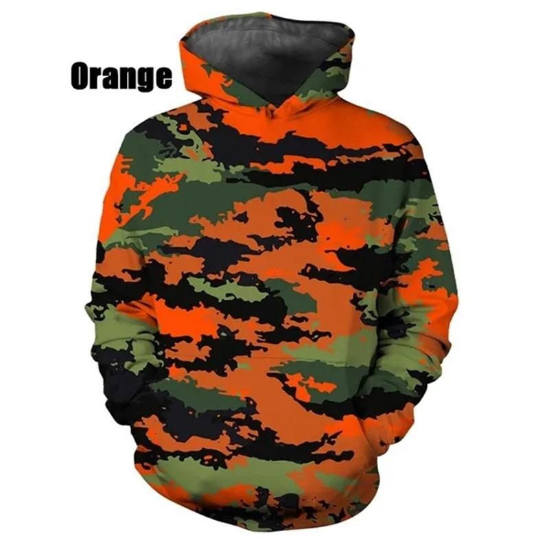 Felpe con Cappuccio da Uomo Camouflage per Esterno Traspiranti Casual Felpe Cuciture Colorate Uomo Stile Americano Primavera Estate Felpe da Allenamento