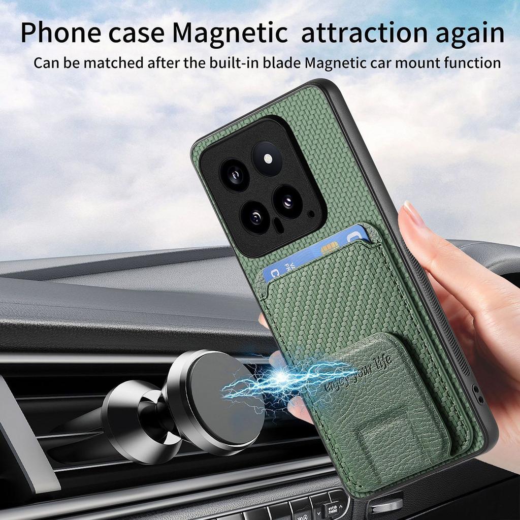 Xiaomi Mi 15Pro Mobile Phone Case Simple K80 Card Bag Turbo4 Car Magnetic Redmi Note14 Protective Case