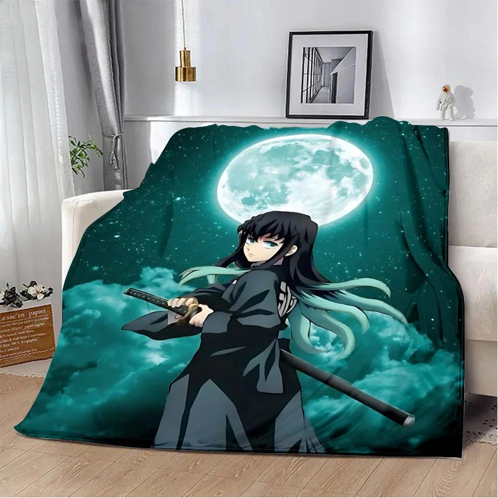 Printed Blanket, Picnic Blankets, Muichiro Tokito Warm Blanket, Soft and Comfortable Blanket, Birthday Gift for Home Travel