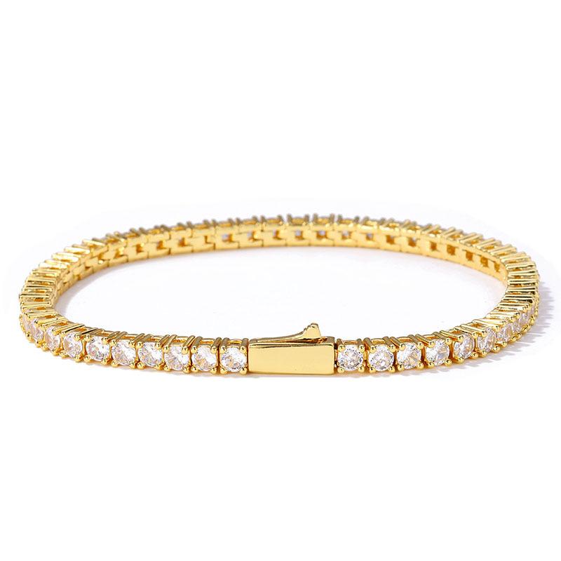 

Браслет из циркония для женщин, нишевый, элитный, теннисная цепочка, полный бриллиант, модные и трендовые ювелирные изделия 5MM+18CM