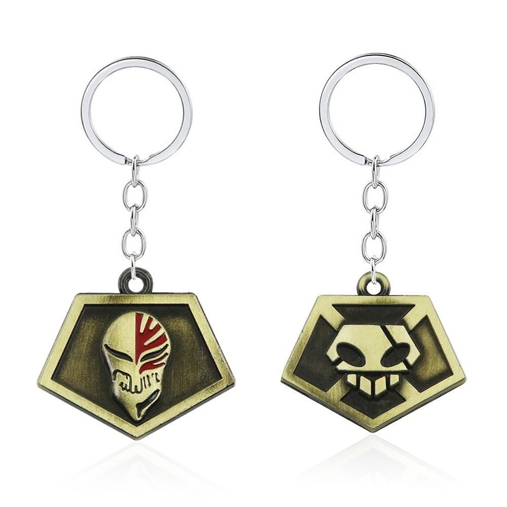 Anime BLEACH Kurosaki Ichigo False Mask Cosplay Necklace Keychain Grimmjow Necklace Cosplay Accessories Man Woman Jewelry Gifts