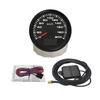 ELING Waterproof GPS Mileage 85mm with Eight Backlight for Cars Speedometer, Odometer, Velometer, Recorder, 0-200KM/H, 9-32V, Settings,