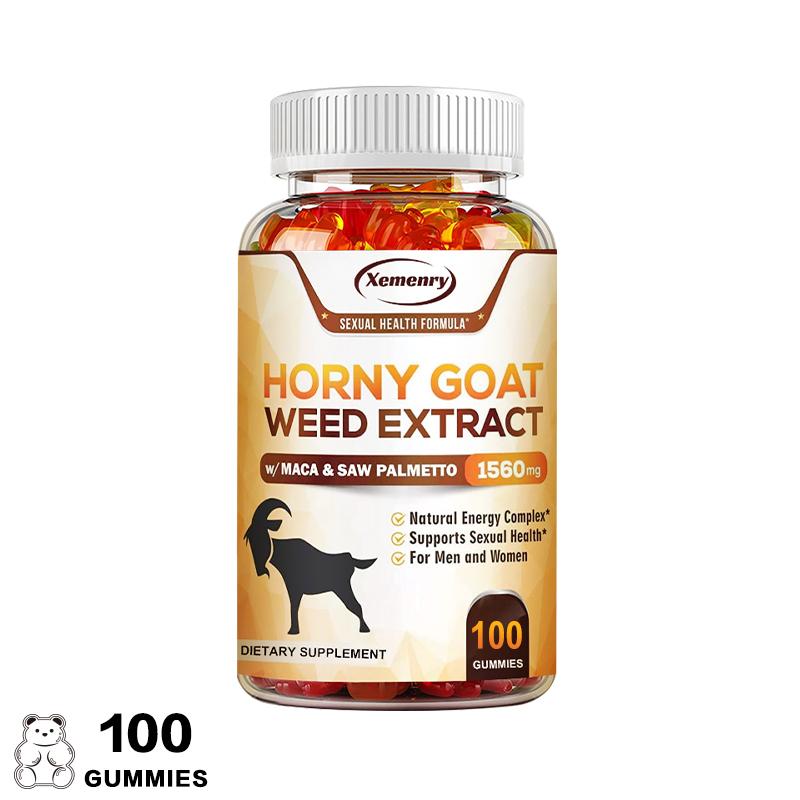 Xemenry - 1560mg Epimedium-Extrakt Gummibärchen - Energie 100*1