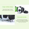 Collapsible Silicone Ball Water Bottle, 550ml Foldable Football Bottle with Climbing Buckle, Leak Proof Spill Resistant Outdoor Sports Travel Bottle