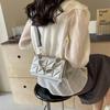 Stylish Pu Women's Shoulder Bag Modern Aesthetic Small Square Crossbody Bag