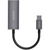 Convertisseur USB-C Vers Ethernet Gigabit - AISENS - A109-0709 - 10/100/1000 Mbps - Gris - 15 Cm