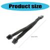 8Pin To Two 8Pin (6+2) Graphics Card Power Supply Cable Splitter Power Cable Connectors Extender for Graphics Card