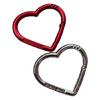 Elegant Engraved Heart Keychain Buckle Rustproof Zinc Alloy Creative Accessory For Keys Backpack Jewelry Gift