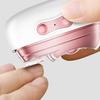 Smart Nail Clipper with LED Light USB Rechargeable Portable Electric Nail Grinder Ergonomic Design Automatic Nail Clipper