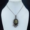 Australian Triplet Opal 999 Copper Wire Wrapped Pendant, Handmade Gemstone Jewelry Pendant Gift For Birthday