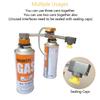 3 in 1 Butane Adapter E-Three Outputs Gas Tank Conversion Head Gas Distributor Conversion Head Extension Split Furnace Adapter