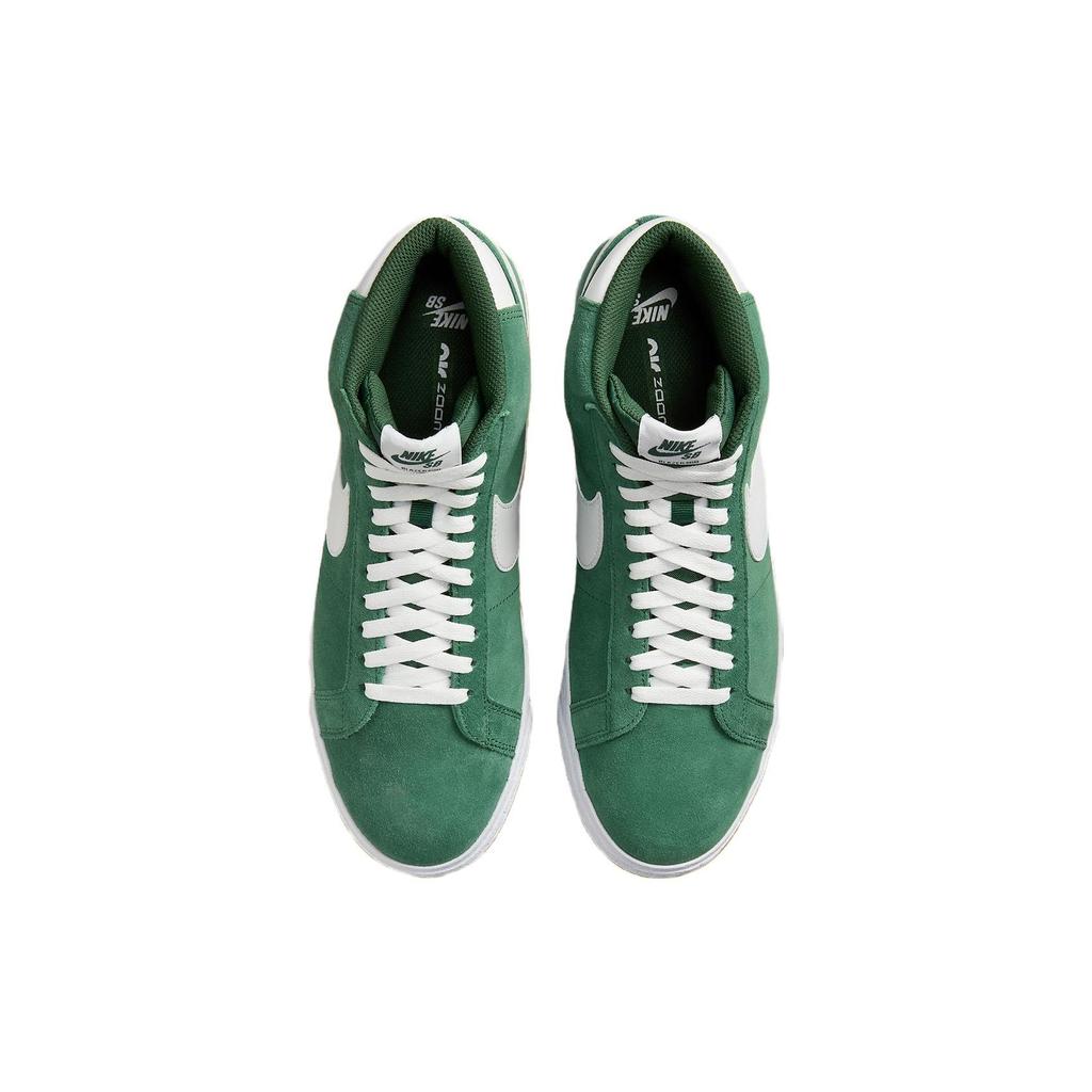 Nike Zoom Blazer Mid SB Abete Uomo Sneakers Verde Bianco FD0731-300