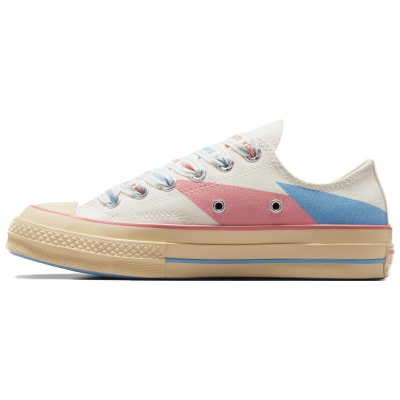 Converse Chuck 70 Plus Retro Egglet Vintage Low-Top Espadrilles Unisex Beige Blue