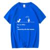 Herr Högkvalitativ 100% Bomull Rolig Dinosaurie Tryck T-shirt Lös O-hals Herr T-shirt Kortärmad T-shirt Herr Toppar