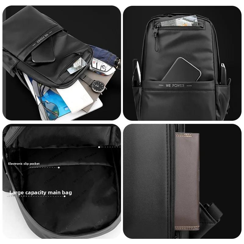 Men Waterproof Nylon Large Capacity Chest Bag Outdoor Travel Crossbody Bag High Quality Casual Shoulder Sling Daypack
