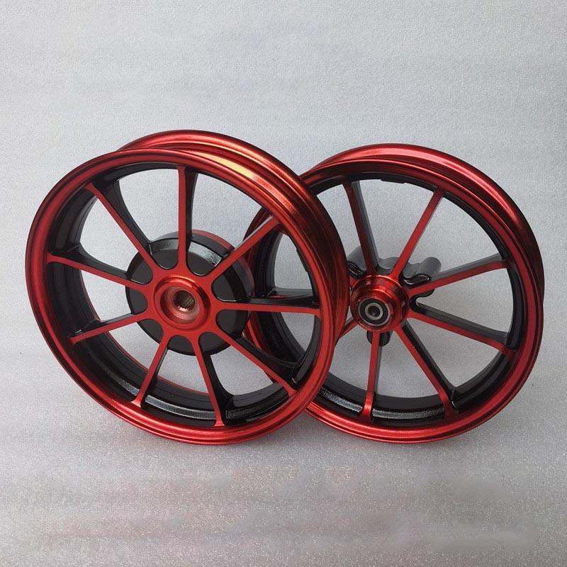 Motorcycle Modified Aluminum Alloy Front Back Wheels Rim Disc Brake For DIO18/28 ZX34/35/38/56 Z4 Motorcycle Wheel