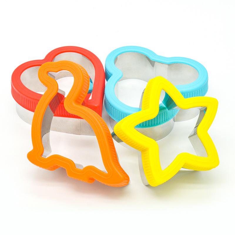 Stainless Steel Hand-Guard Cookie, Cake, Vegetable, Fruit, and Sandwich Cutters