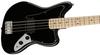 Squier by Fender Electric Bass Affinity Series Jaguar Bass Maple Black Black BLK s měkkým pouzdrem H, hmatník, Pickguard,