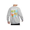 Nike Casual Sport Crew Neck Pullover Sweatshirt Men Tops Grey HF1111-063