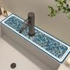 Quick Drying Faucet Absorbent Pad Polyester Rubber Non-slip Anti-mildew Mat Strong Water Absorption Bathroom Kitchen Gadgets