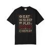 Eat Sleep Play Poker Repeat Unisex T-Shirt | Poker Graphic Tee