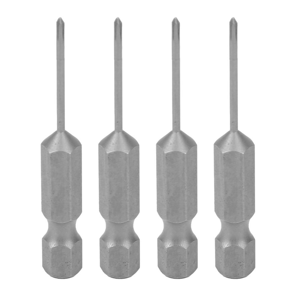 10pcs 50mm Length Magnetic Screwdriver Bits 1.6mm Size Cross Screwdriver Bits Construction Projects