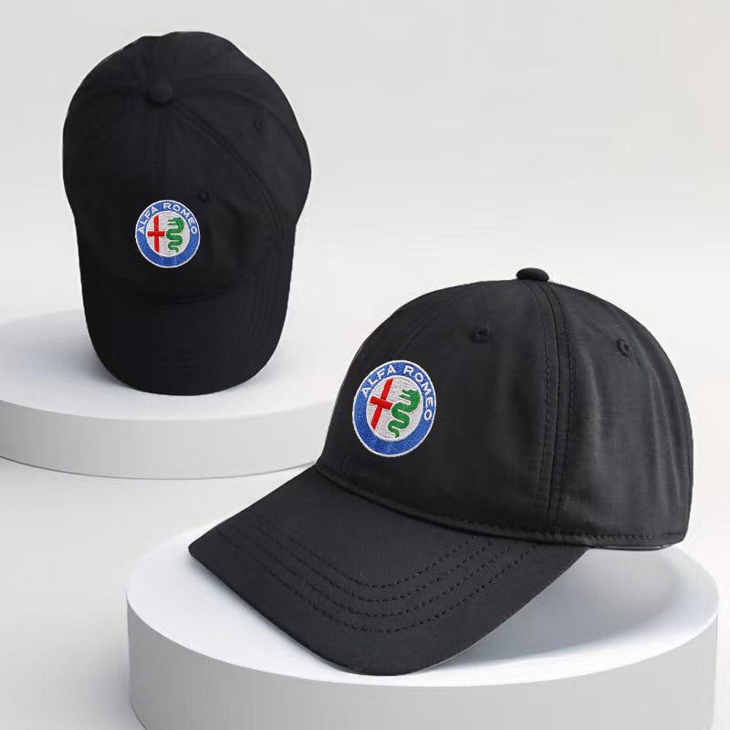 Keychain Car Duck Tongue Cap Embroidery Logo Racing Baseball 3D Hat Adjustable Casual Trucket Hip Hop Hat For Alfa Romeo 159 156